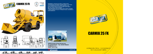 Betoniere su autotelaio Carmix 25 FX