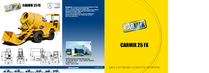 Betoniere su autotelaio Carmix 25 FX