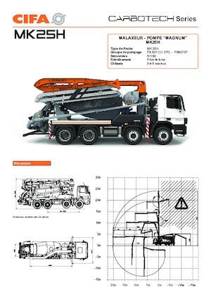 Autobetoniere CIFA MK25H