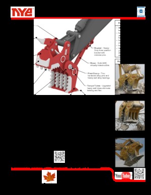 Frantumatori idraulici per calcestruzzo Nye 15CP47