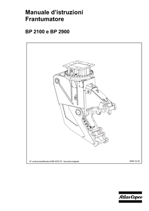 Frantumatori idraulici per calcestruzzo Atlas Copco BP 2900