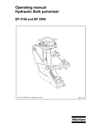 Frantumatori idraulici per calcestruzzo Atlas Copco BP 2900