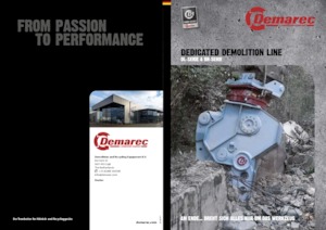 Frantumatori idraulici per calcestruzzo Demarec DRC-30