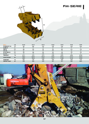Frantumatori idraulici per calcestruzzo OSA Demolition Equipment FM 55