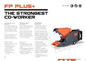 Frantumatori idraulici per calcestruzzo VTN FP25+ 