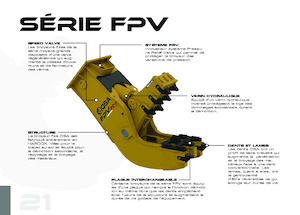 Frantumatori idraulici per calcestruzzo OSA Demolition Equipment FPV 60 
