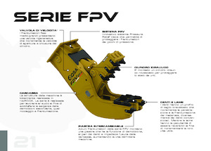 Frantumatori idraulici per calcestruzzo OSA Demolition Equipment FPV 60 