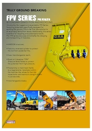 Frantumatori idraulici per calcestruzzo OSA Demolition Equipment FPV 6 