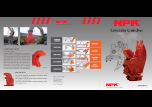 Frantumatori idraulici per calcestruzzo NPK G-28J