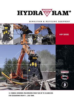 Frantumatori idraulici per calcestruzzo Hydra Ram HRP-110V