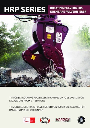 Frantumatori idraulici per calcestruzzo Hydra Ram HRP-110V