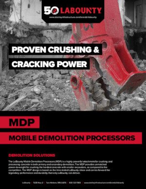 Frantumatori idraulici per calcestruzzo LaBounty MDP 35R CP