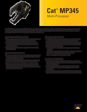 Pinza frantumatrice Caterpillar MP345P