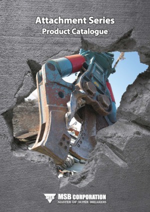 Frantumatori idraulici per calcestruzzo MSB MSHP2000CTR