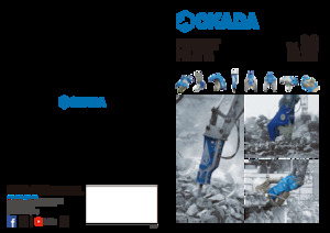 Frantumatori idraulici per calcestruzzo Okada ORC280AV