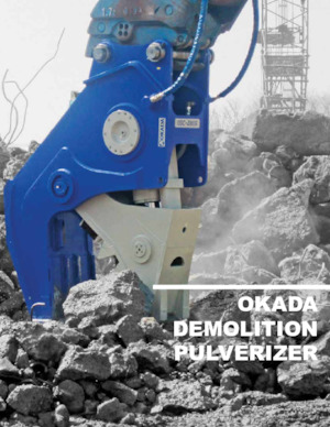 Frantumatori idraulici per calcestruzzo Okada OSC220A 