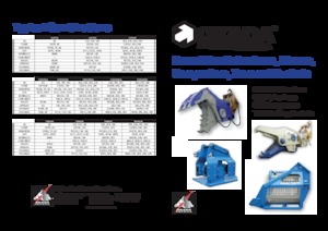 Frantumatori idraulici per calcestruzzo Okada OSC450V 