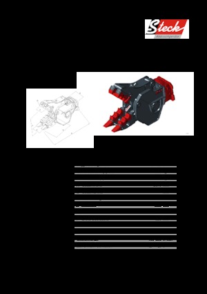 Frantumatori idraulici per calcestruzzo Steck P 20 R