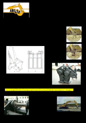 Frantumatori idraulici per calcestruzzo Abiljo P160