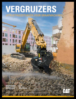 Frantumatori idraulici per calcestruzzo Caterpillar P345