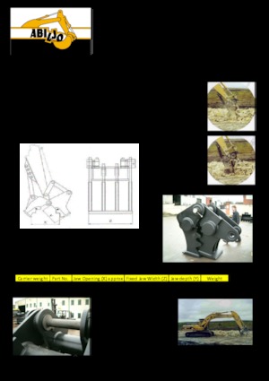 Frantumatori idraulici per calcestruzzo Abiljo P280