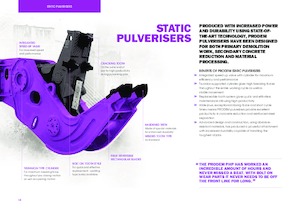 Frantumatori idraulici per calcestruzzo Prodem PHP420