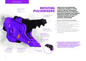 Frantumatori idraulici per calcestruzzo Prodem PHP350R