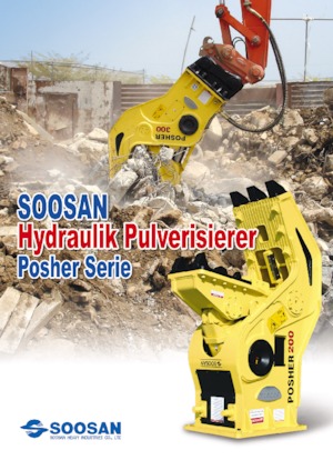 Frantumatori idraulici per calcestruzzo Soosan POSHER 200 