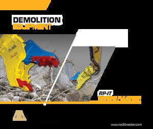 Frantumatori idraulici per calcestruzzo BTi RP18