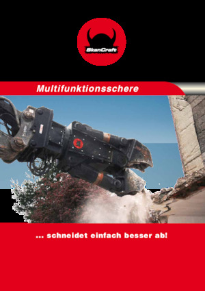 Frantumatori idraulici per calcestruzzo SkanCraft SCMT15-20-Kombi