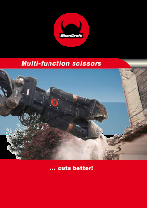 Frantumatori idraulici per calcestruzzo SkanCraft SCMT50-70-Kombi