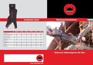 Frantumatori idraulici per calcestruzzo SkanCraft SCRP38-55
