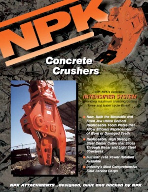 Frantumatori idraulici per calcestruzzo NPK U-45JR