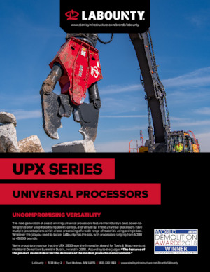 Frantumatori idraulici per calcestruzzo LaBounty UPX 350 CP
