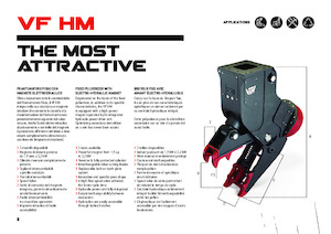 Frantumatori idraulici per calcestruzzo VTN VF27 HM 