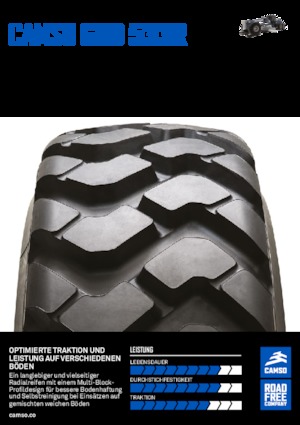 Pneumatici per macchine edili Camso GRD 533R 14.00R24