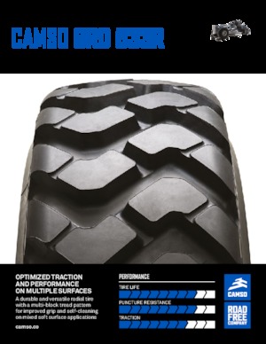 Pneumatici per macchine edili Camso GRD 533R 14.00R24