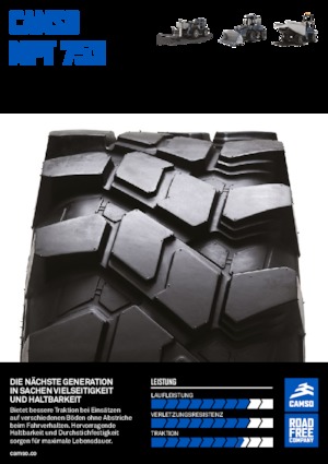 Pneumatici per macchine edili Camso MPT 753 340/80-18 IND