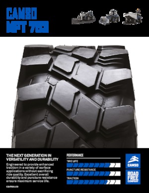 Pneumatici per macchine edili Camso MPT 753 340/80-18 IND