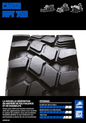 Pneumatici per macchine edili Camso MPT 753 340/80-18 IND