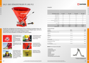 Contenitori per spanditrice Saphir PLS 500