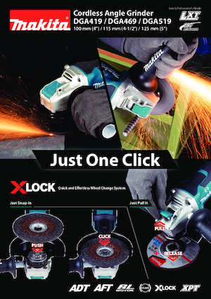Smerigliatrici angolari a batteria Makita DGA519 