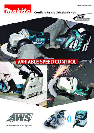 Smerigliatrici angolari a batteria Makita DGA461 