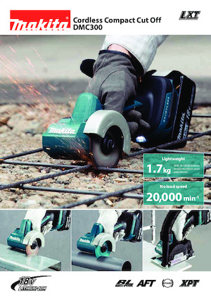 Smerigliatrici angolari a batteria Makita DMC300Z