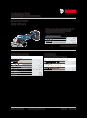 Smerigliatrici angolari a batteria Bosch GWS 18V-15 C