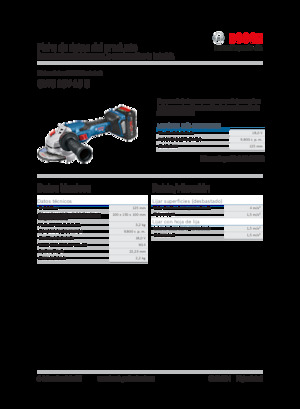 Smerigliatrici angolari a batteria Bosch GWS 18V-15 C