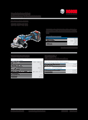 Smerigliatrici angolari a batteria Bosch GWS 18V-15 SC