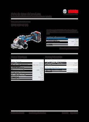 Smerigliatrici angolari a batteria Bosch GWS 18V-15 SC