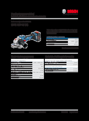 Smerigliatrici angolari a batteria Bosch GWS 18V-15 SC