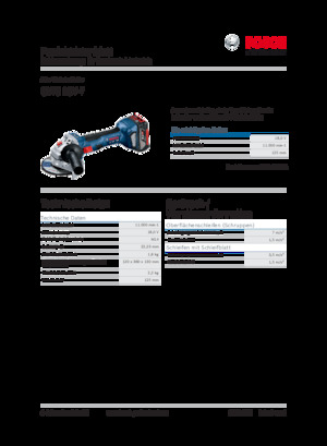 Smerigliatrici angolari a batteria Bosch GWS 18V-7